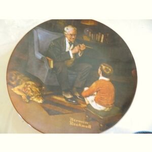 Norman Rockwell The Tycoon COLLECTOR PLATE